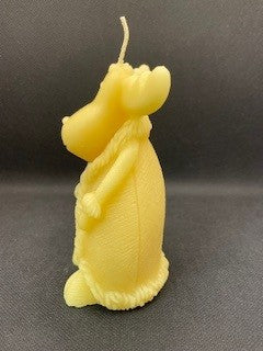 Pure Beeswax Candle Rudolph Reindeer (min 175g / 11cm in height)
