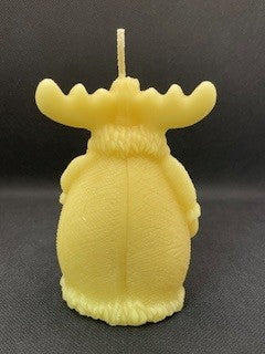 Pure Beeswax Candle Rudolph Reindeer (min 175g / 11cm in height)